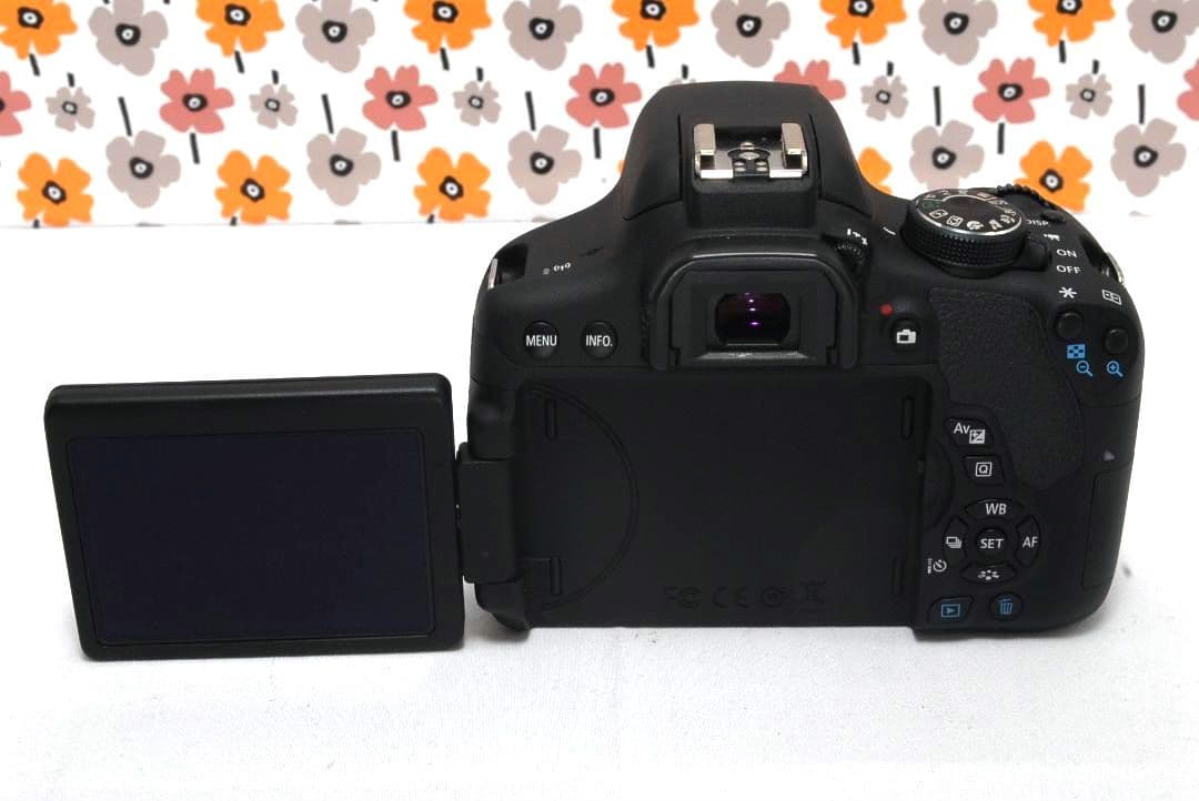 【返品保証】❤Canon Kiss X8i❤ダブルレンズ❤Wi-Fi画像転送❤