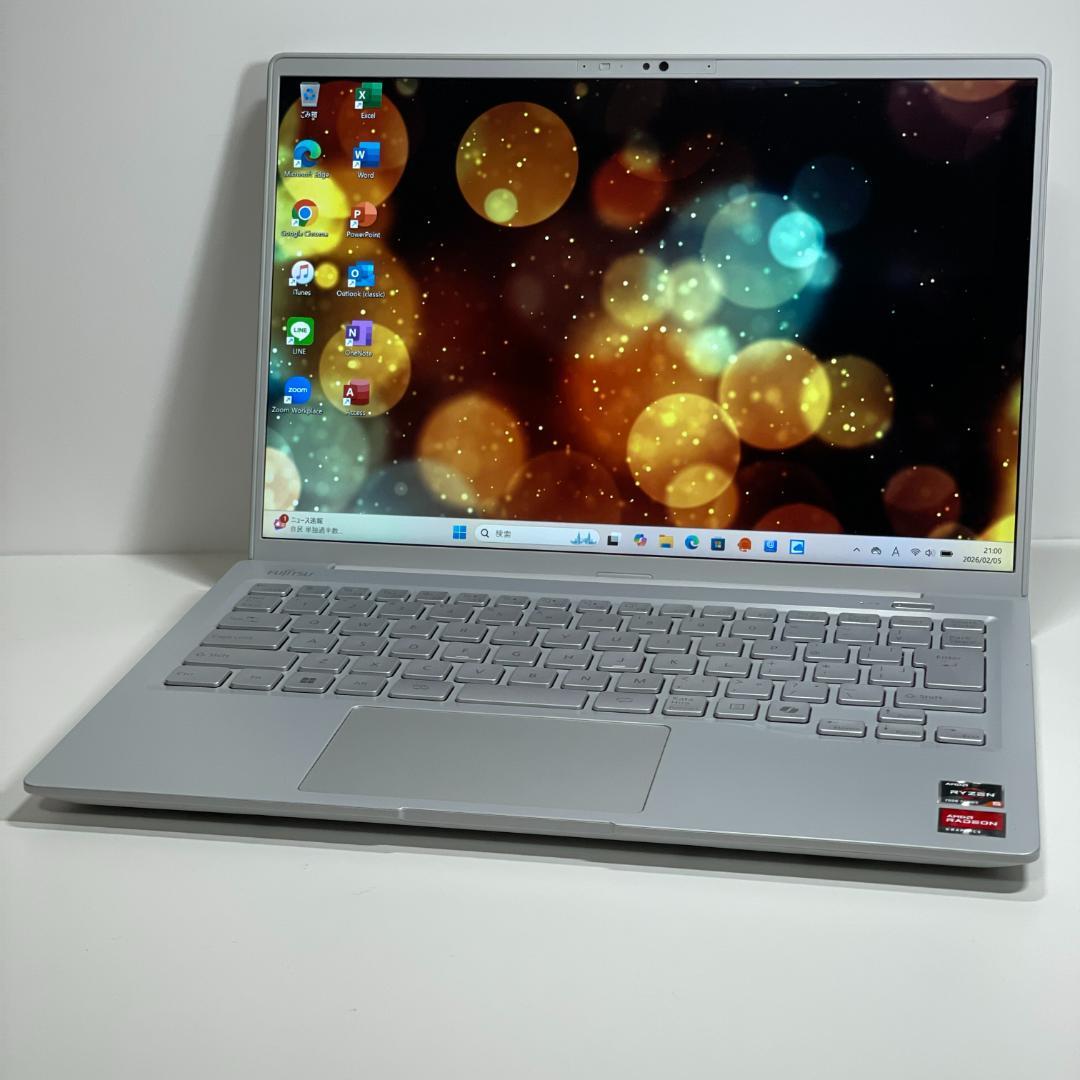 【美品】富士通 FMV LIFEBOOK Ryzen5 ノートPC 16GB