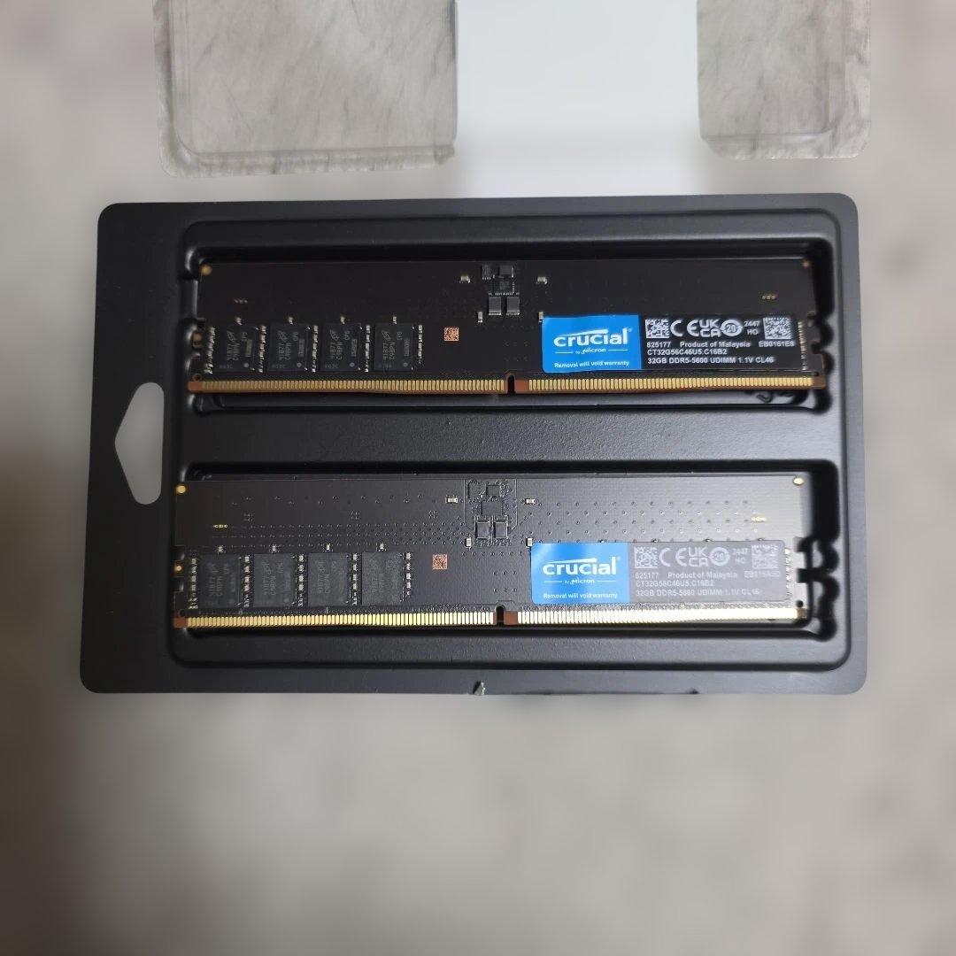 Crucial デスクトップ用メモリ64GB DDR5-5600