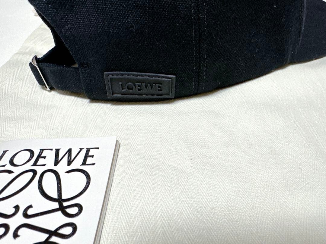 LOEWE ロエベ ロゴパッチ キャップ キャンバス