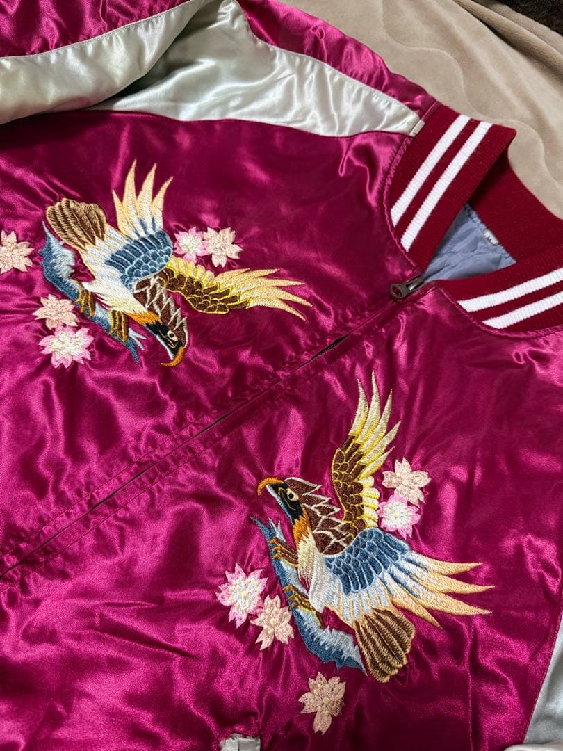 プリンス商会 vintage 鷲 日本限定 スカジャン サテン unisex