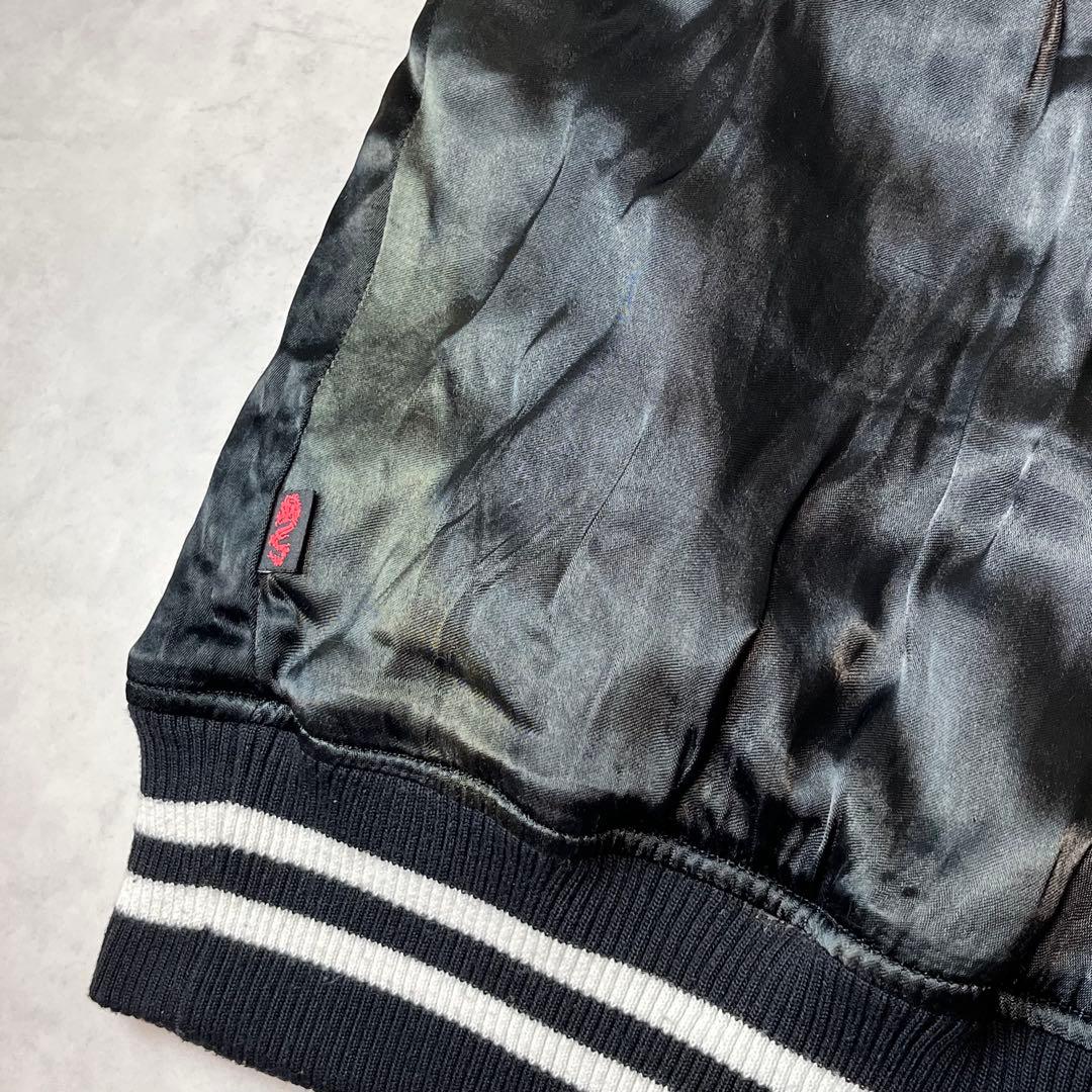 DOG TOWN スカジャン 黒龍 BLACK DRAGON ブラック XL