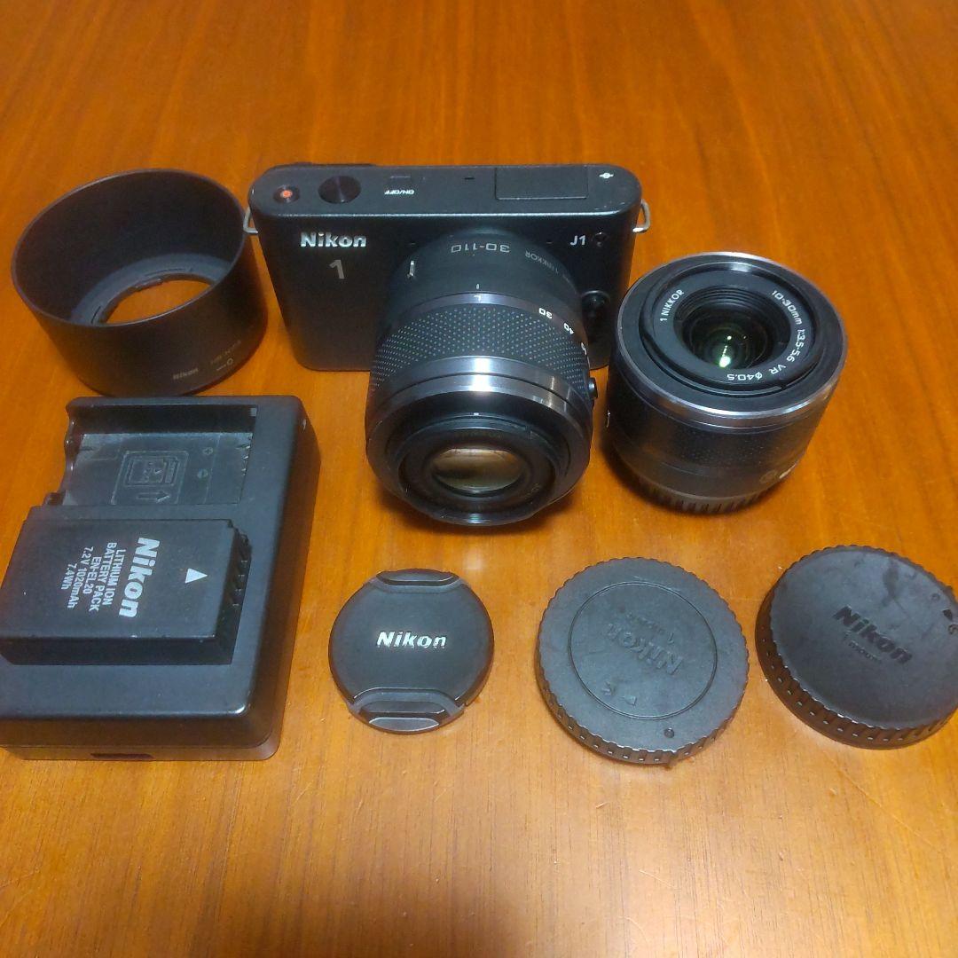 [ジャンク品]Nikon 1 J1 ミラーレスカメラセット