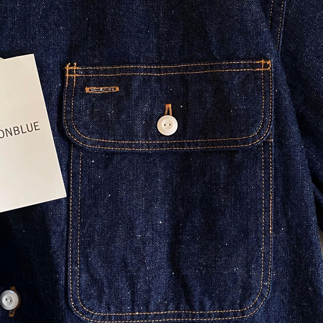 【タグ付き＊未使用品】マディソンブルー　ハンプトンデニムシャツ　サイズ01