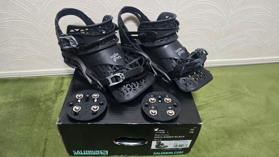 Salomon Highlander Black ビンディング Lサイズ