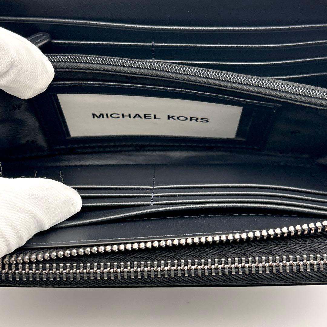 マイケルコース 長財布 ダブルジップ トラベル オーガナイザー 高級【希少性大】