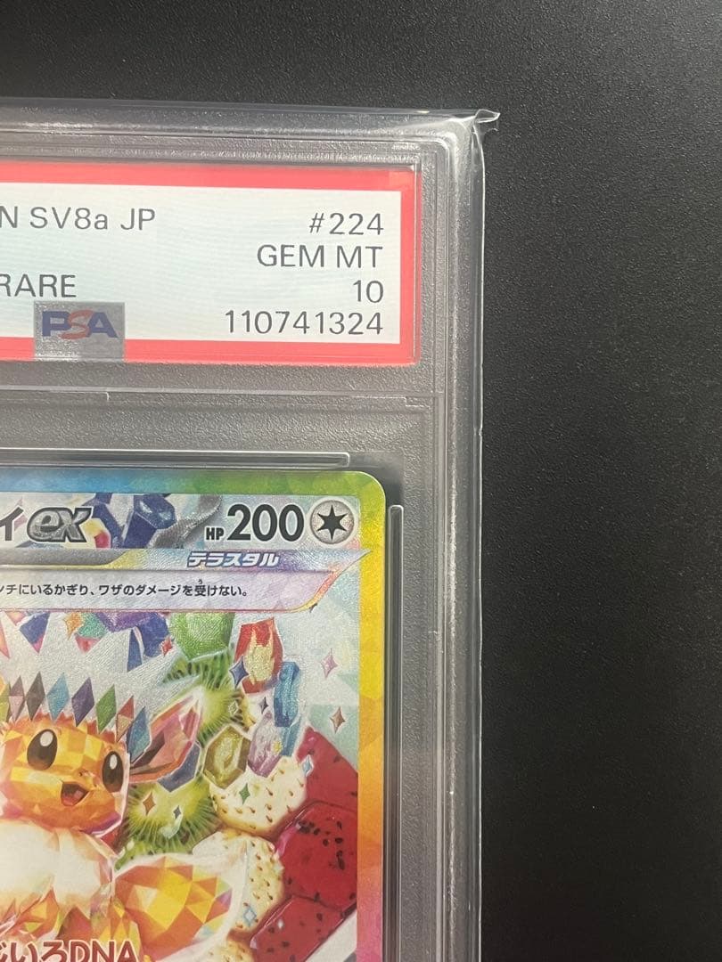 ポケモンカード PSA10 イーブイex SAR ケーキ テラスタルフェス