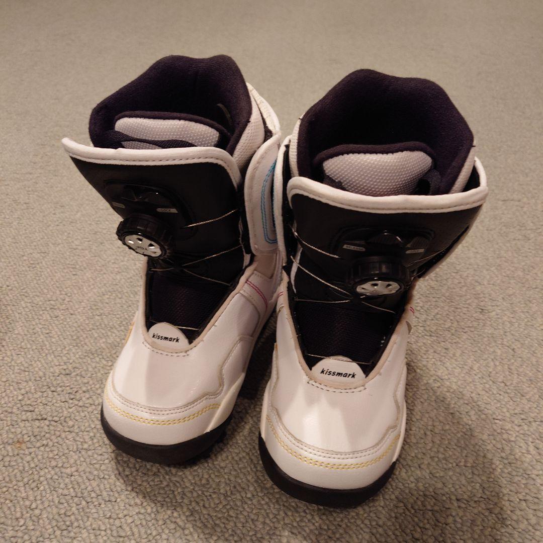 IGNIO キッズ スノーボード3点セット 100cm キスマークブーツ18cm