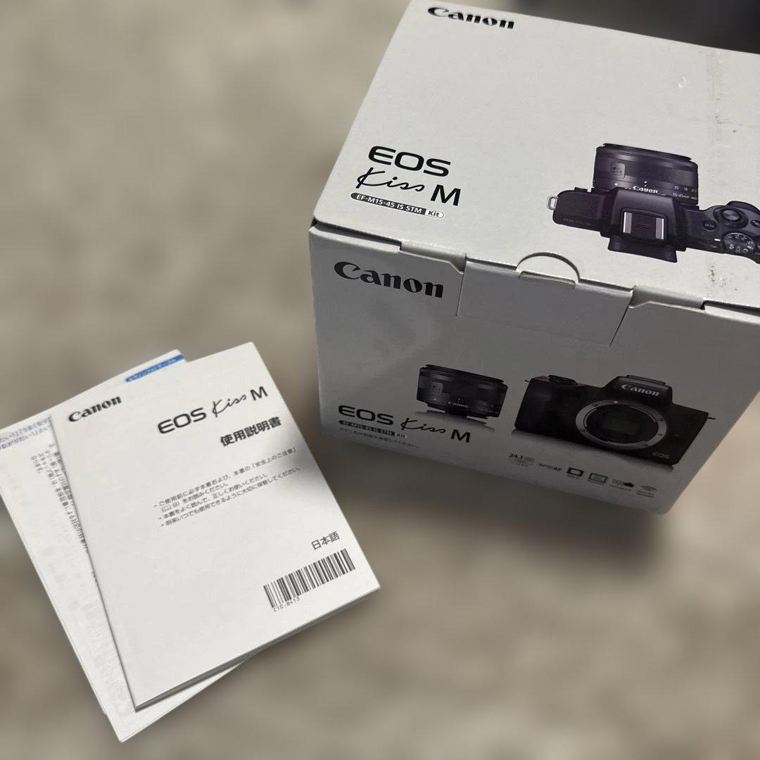 Canon EOS Kiss M 一眼レフカメラ