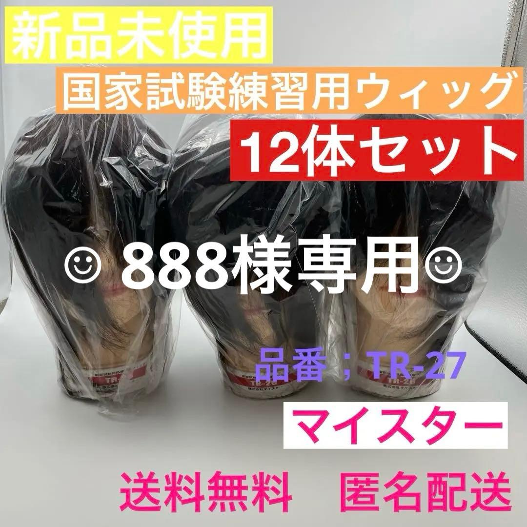 カットウィッグ　美容師　マイスター　国家試験　練習