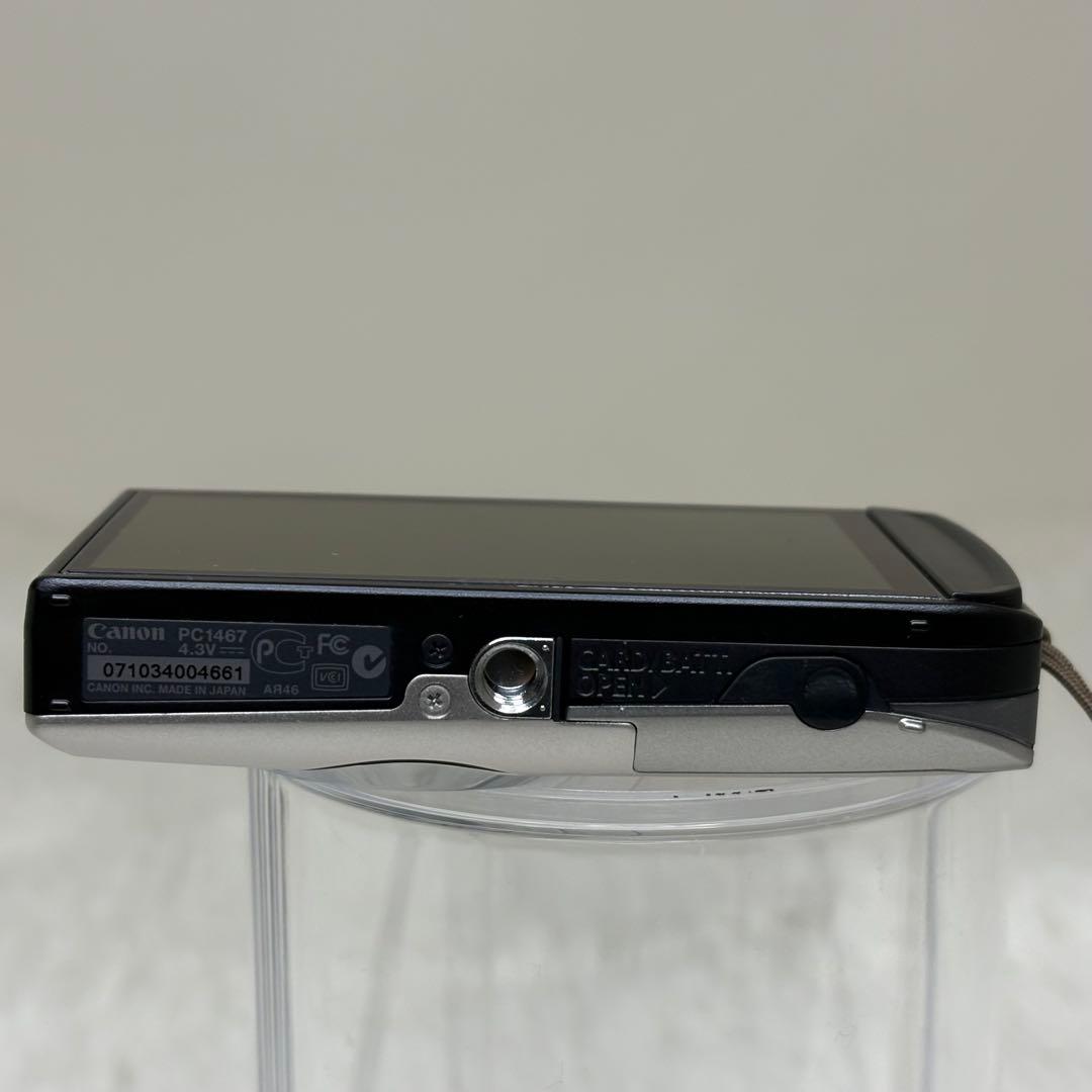 Canon カメラ　IXY10S PC1467 箱　シルバー コンデジ　動作品