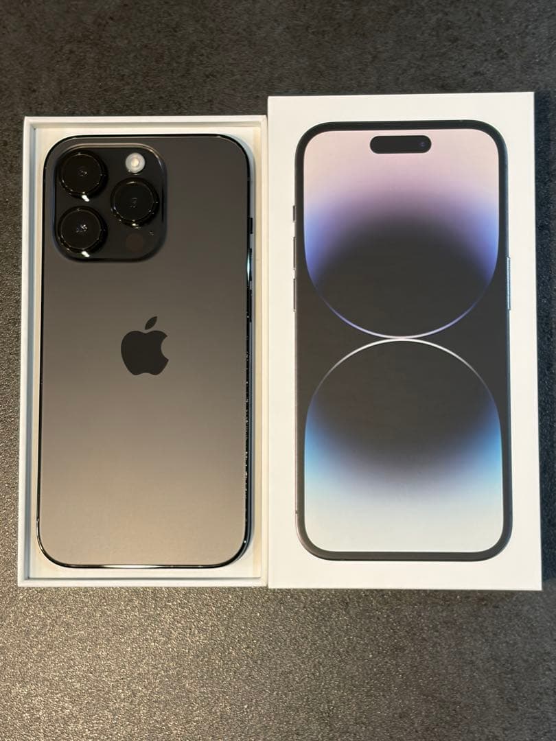 【美品】Apple iPhone 14Pro スペースブラック256GB