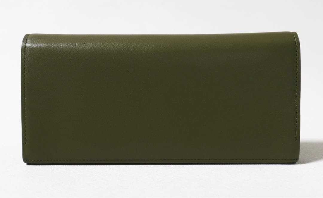 《ポールスミス》箱付新品 マルチストライプトリムインサイド レザーかぶせ式長財布