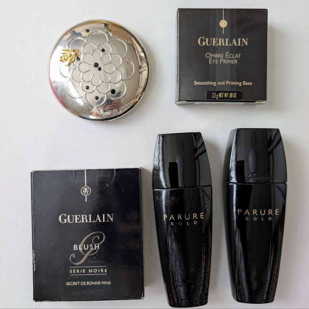 【中古デパコス】GUERLAIN メテリオット、チーク等 計５点セットまとめ売り