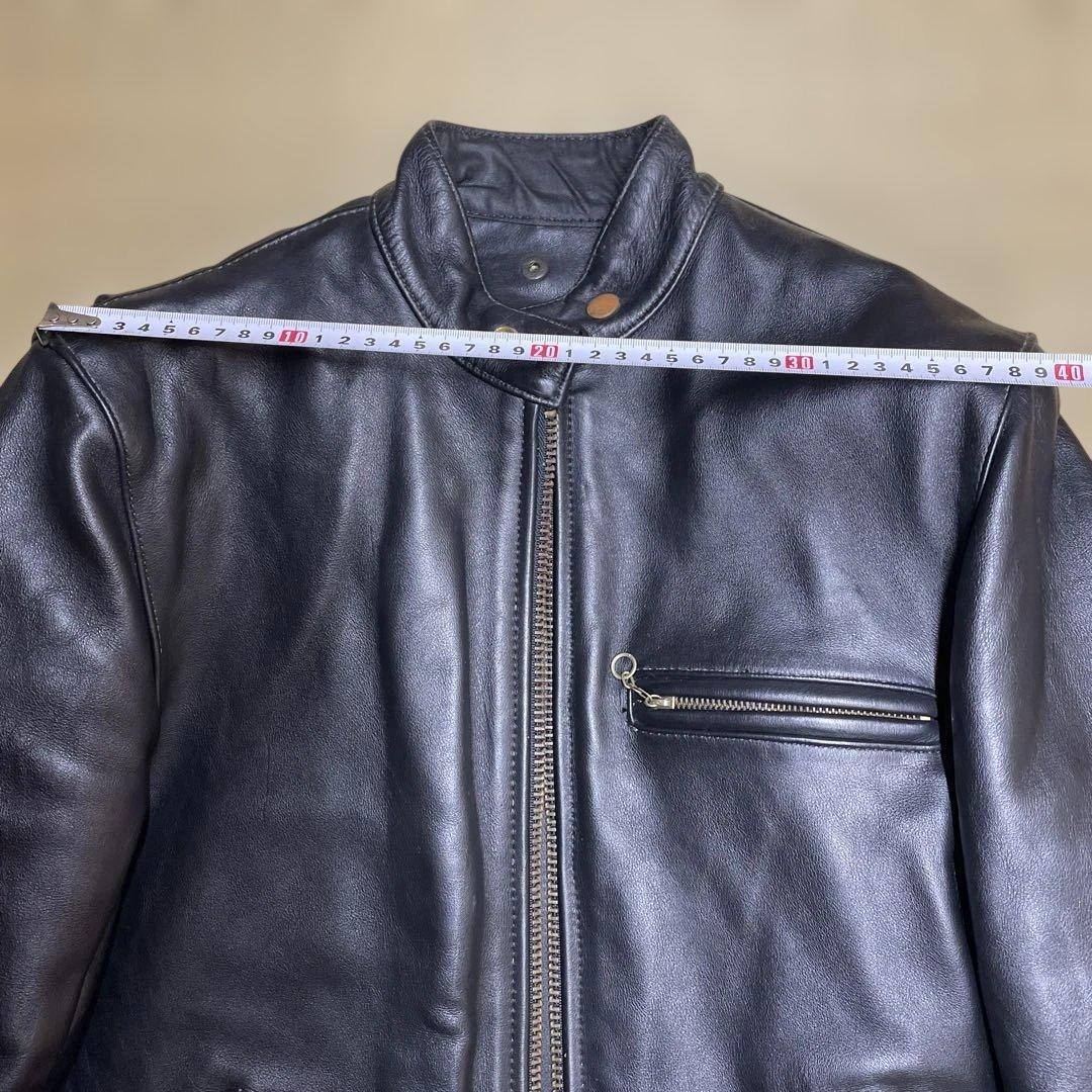 ジ*ル様 Vanson ビンテージ レザージャケット シングルライダース 36