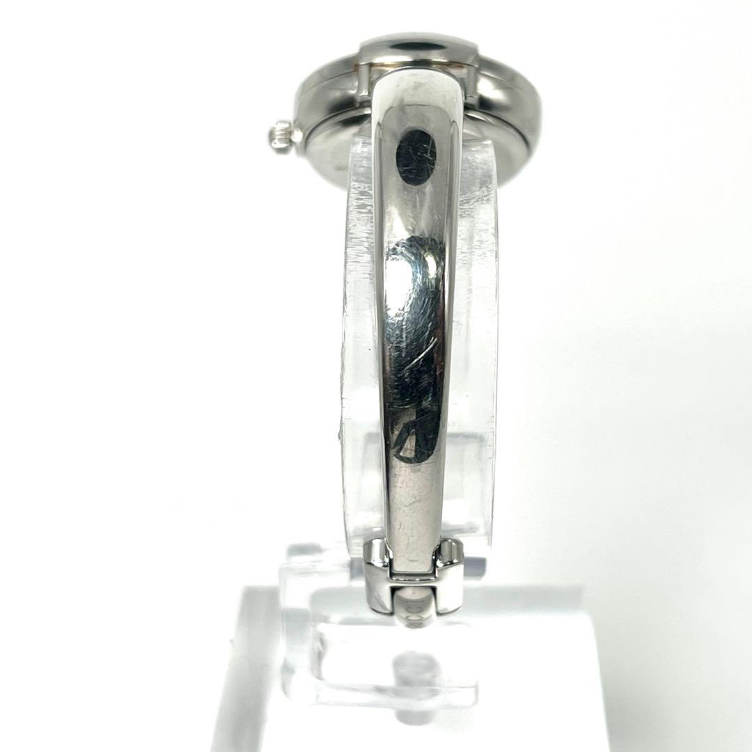 【美品/稼働品】グッチ 1400L GG柄文字盤 バングルウォッチ クォーツ