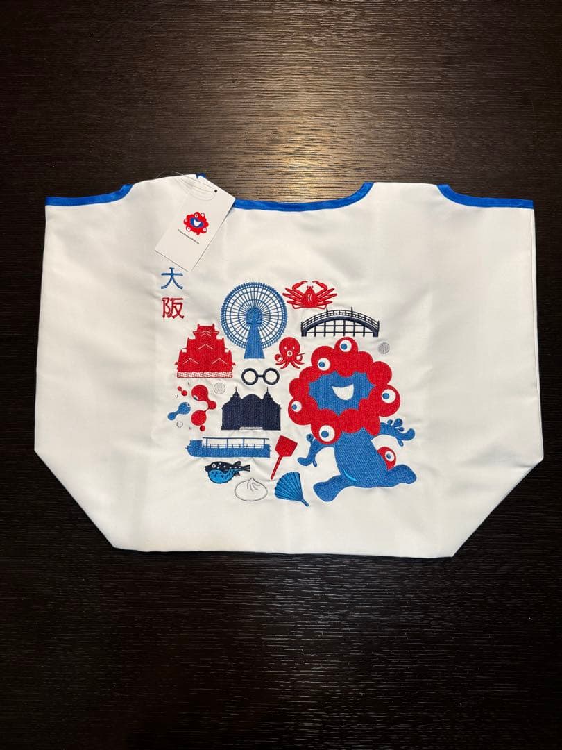 お値下げしました。ミャクミャクKINOKUNIYA 大阪観光名所刺繍エコバッグ