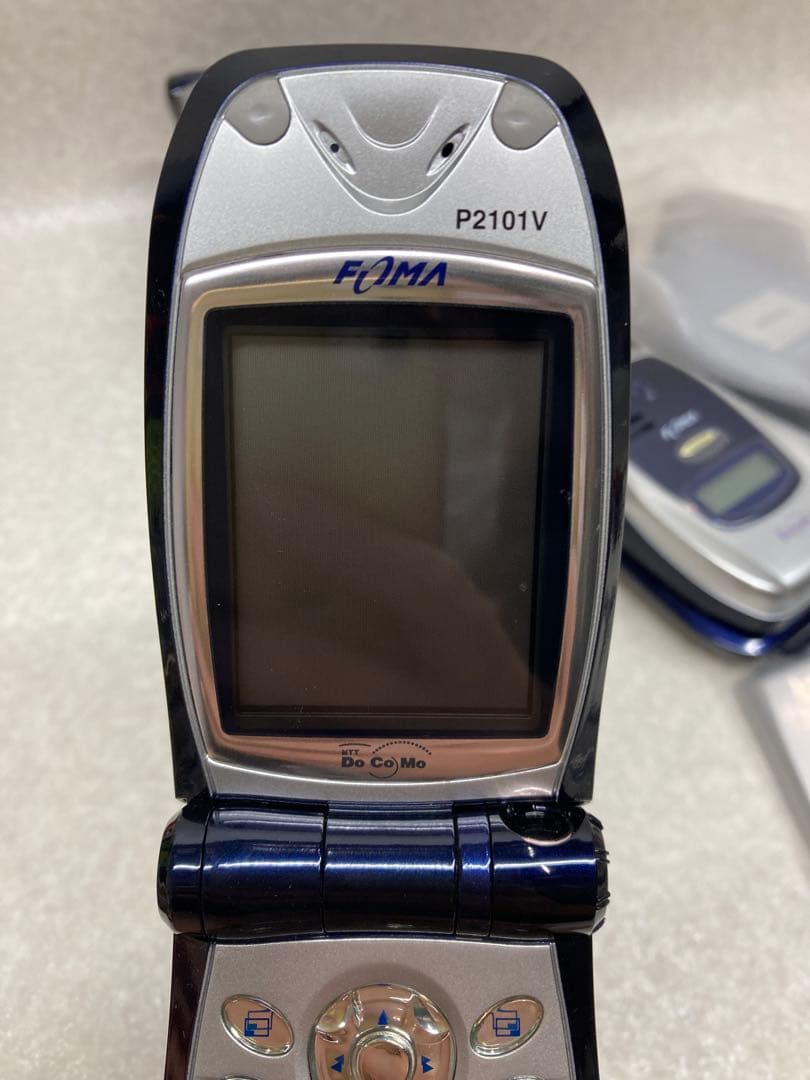 未使用に近い 希少 激レア DoCoMoドコモ初代FOMA P2101V 3台