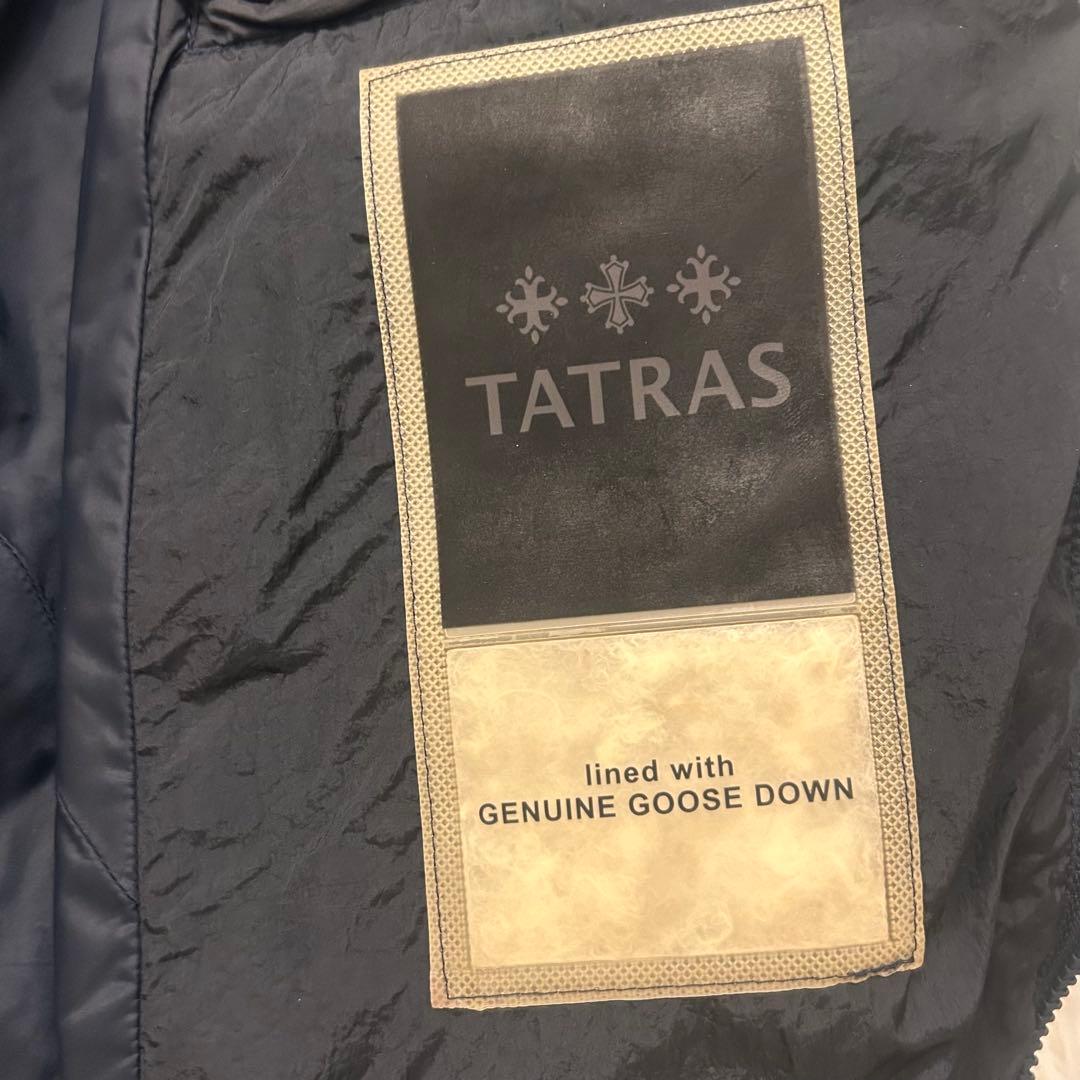 本日限定❤️TATRAS ポリテアマ ネイビー S 定番人気 ダウンコート 美品