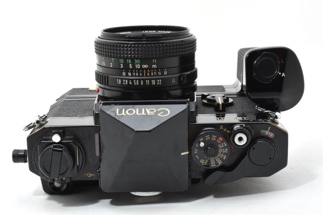 キャノン F-1前期 モータードライブ付き 50mm F1.8レンズセット