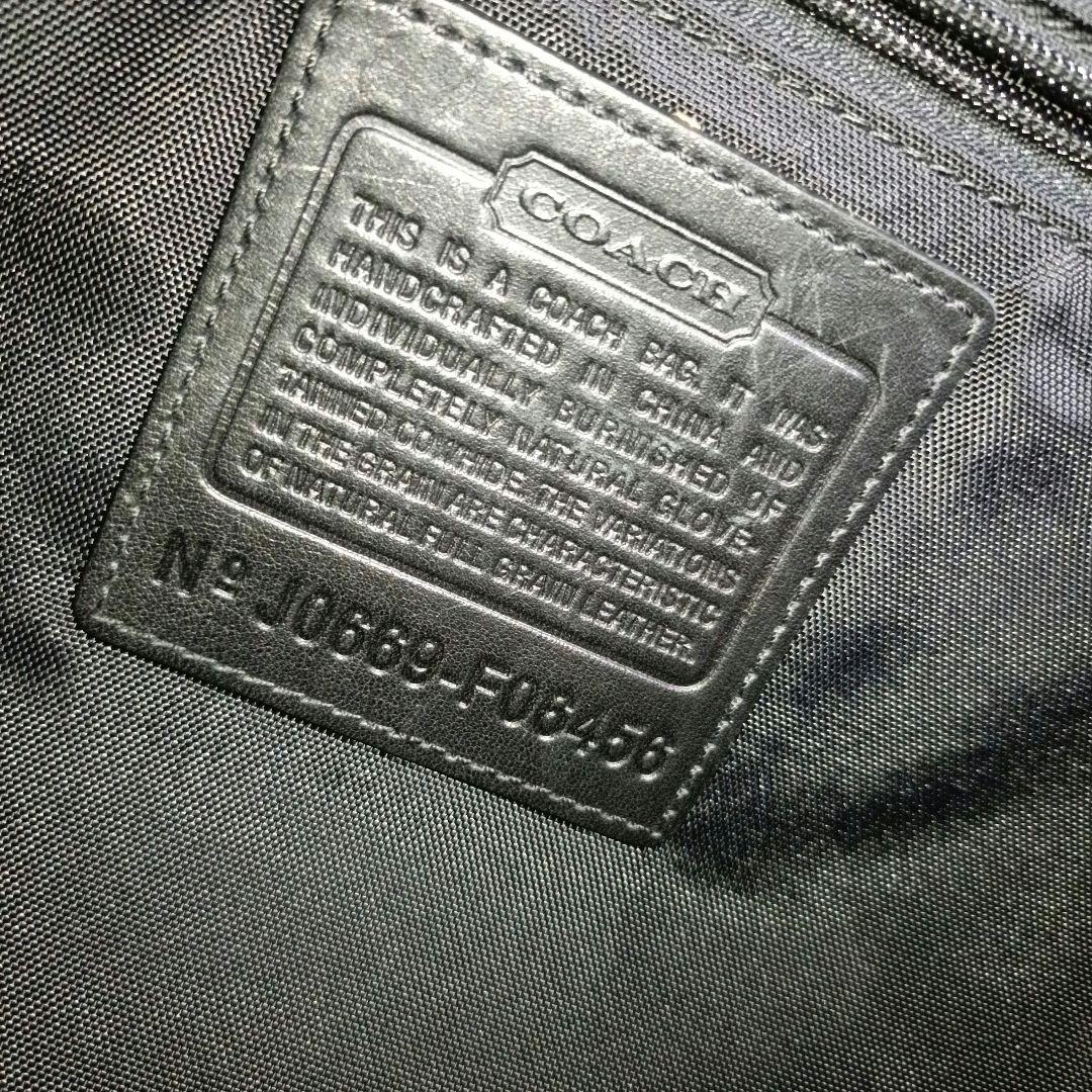 希少■COACH オールレザー 2WAY ブリーフケース ビジネスバッグ