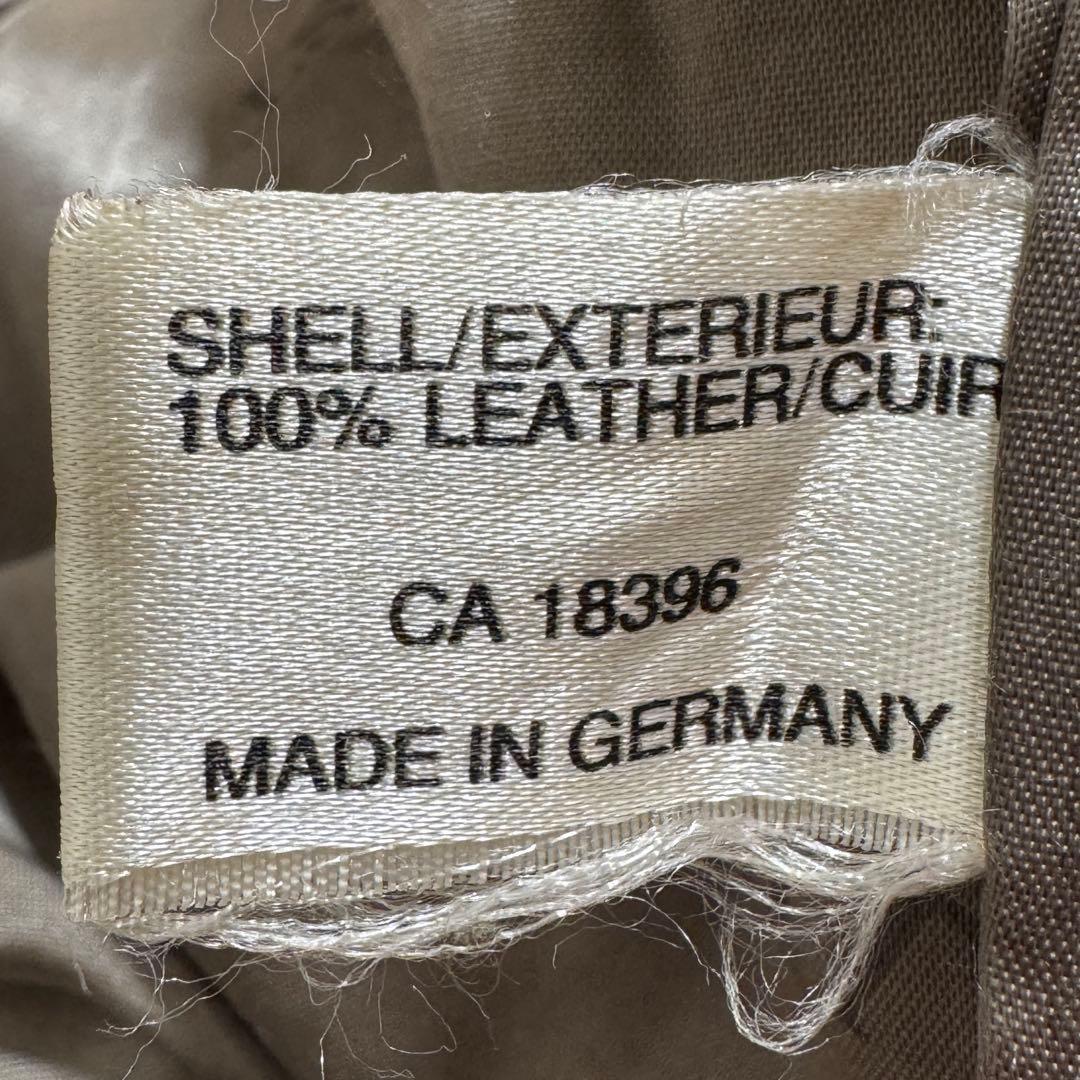 80s ~ 90s vintage ドイツ製 鹿革 短丈 レザージャケット