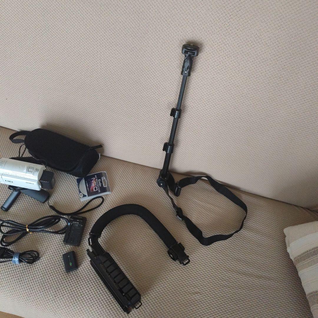 SONY HDR-CX535空間光学手ブレ補正 ＆シューティンググリップ