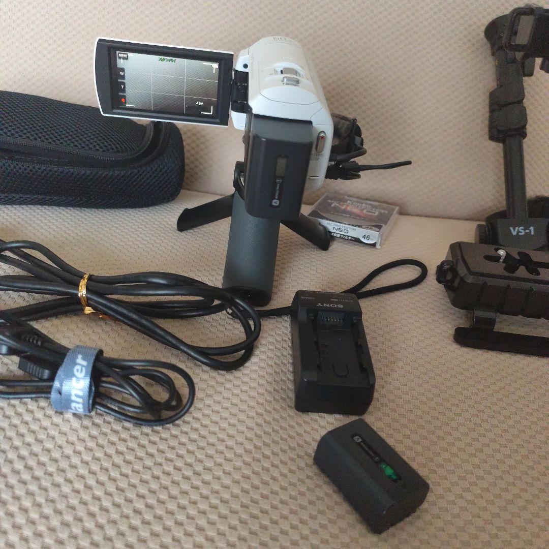 SONY HDR-CX535空間光学手ブレ補正 ＆シューティンググリップ