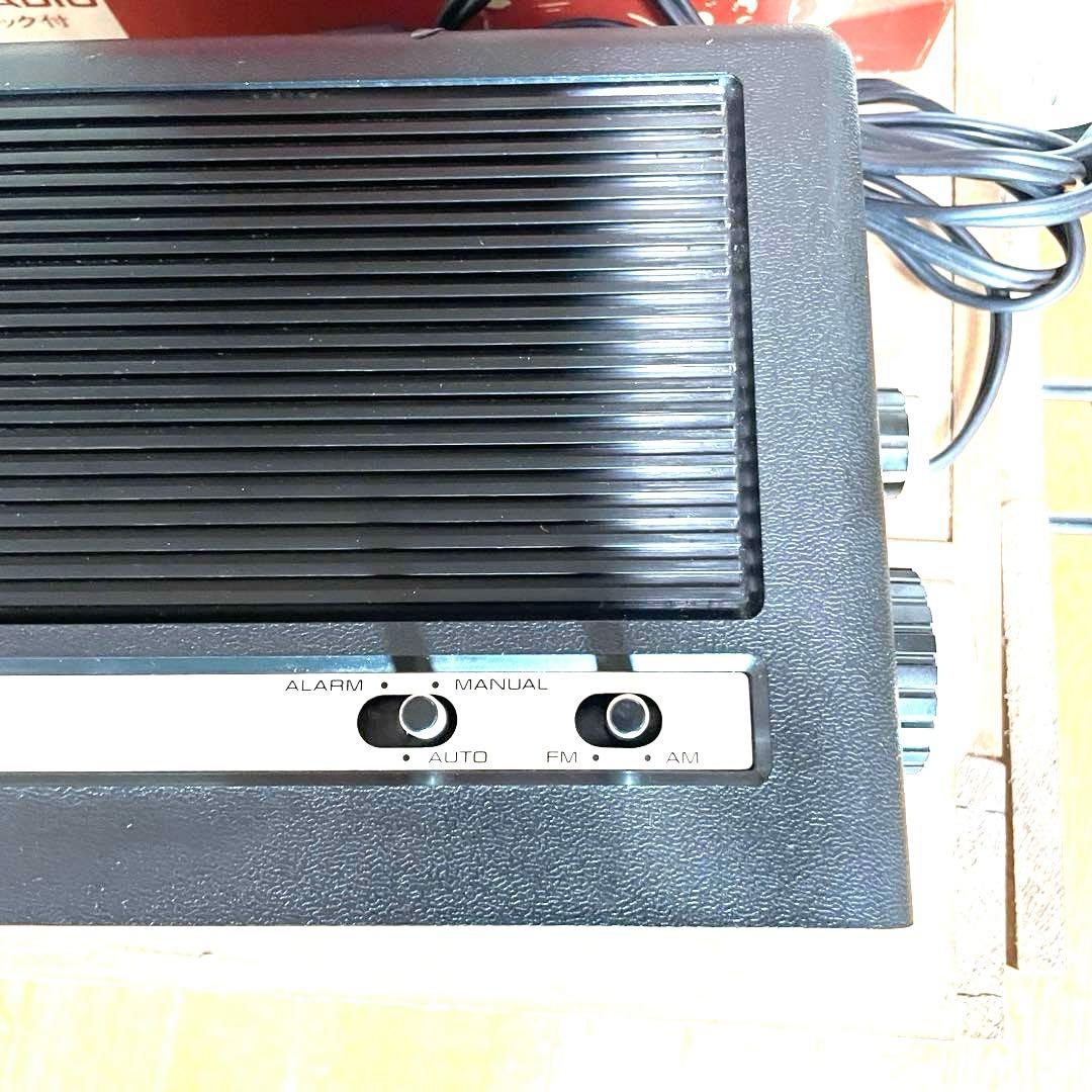 【動作OK】東芝 目覚まし パタパタ時計 FM AM ラジオ RC-685F