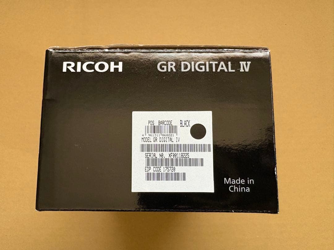 【中古・美品】リコーGR DIGITAL Ⅳ