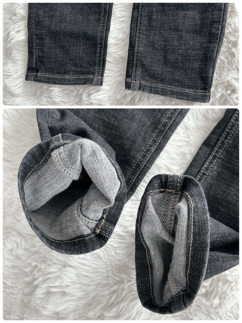 ビアズリー★ デニムパギンス（紐付き）　ブラック