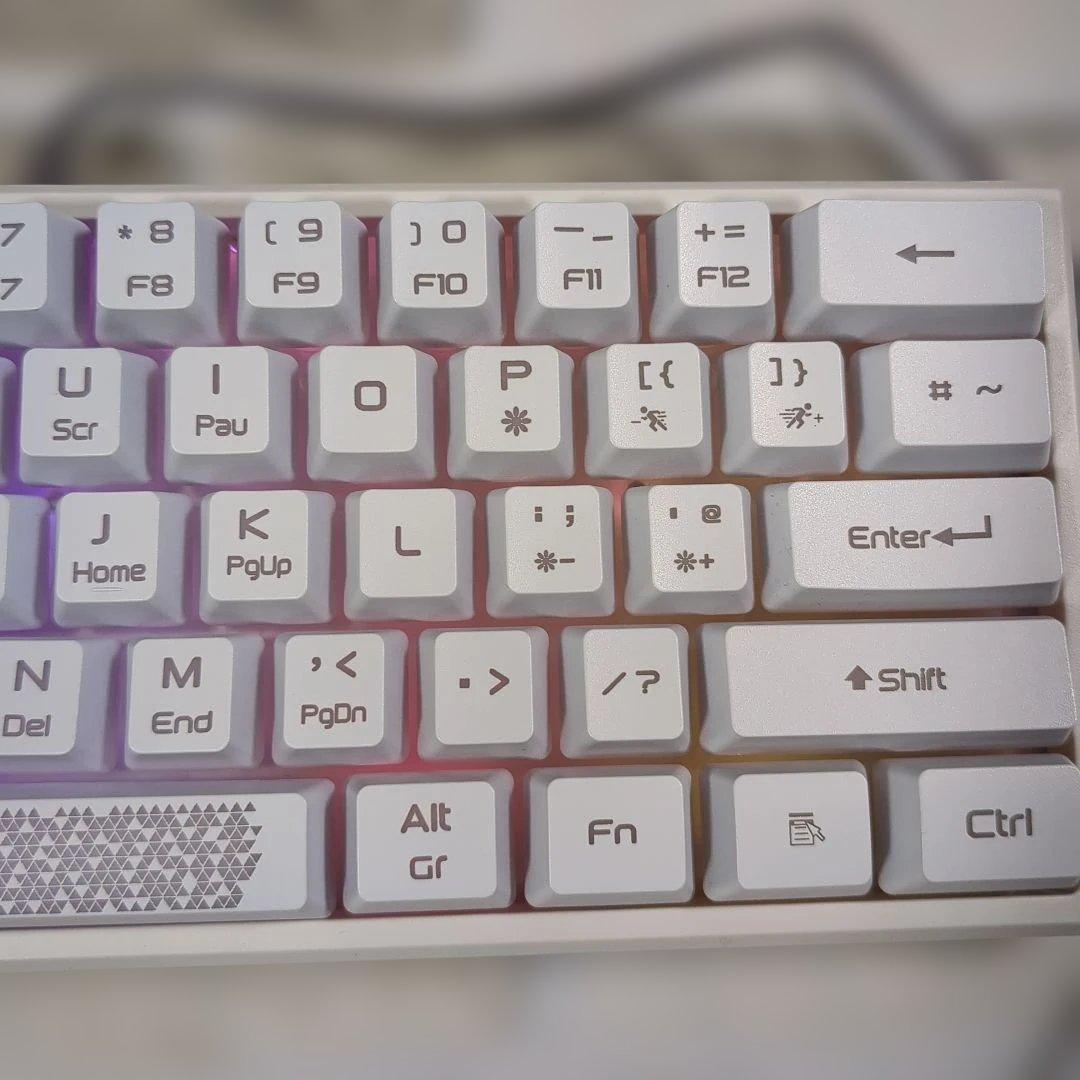 K61 62キー RGBバックライトキーボードセット