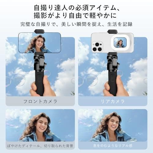 スマホ用自撮りディスプレイ 超薄型MIni自撮りスクリーン 超軽量わずか50gm