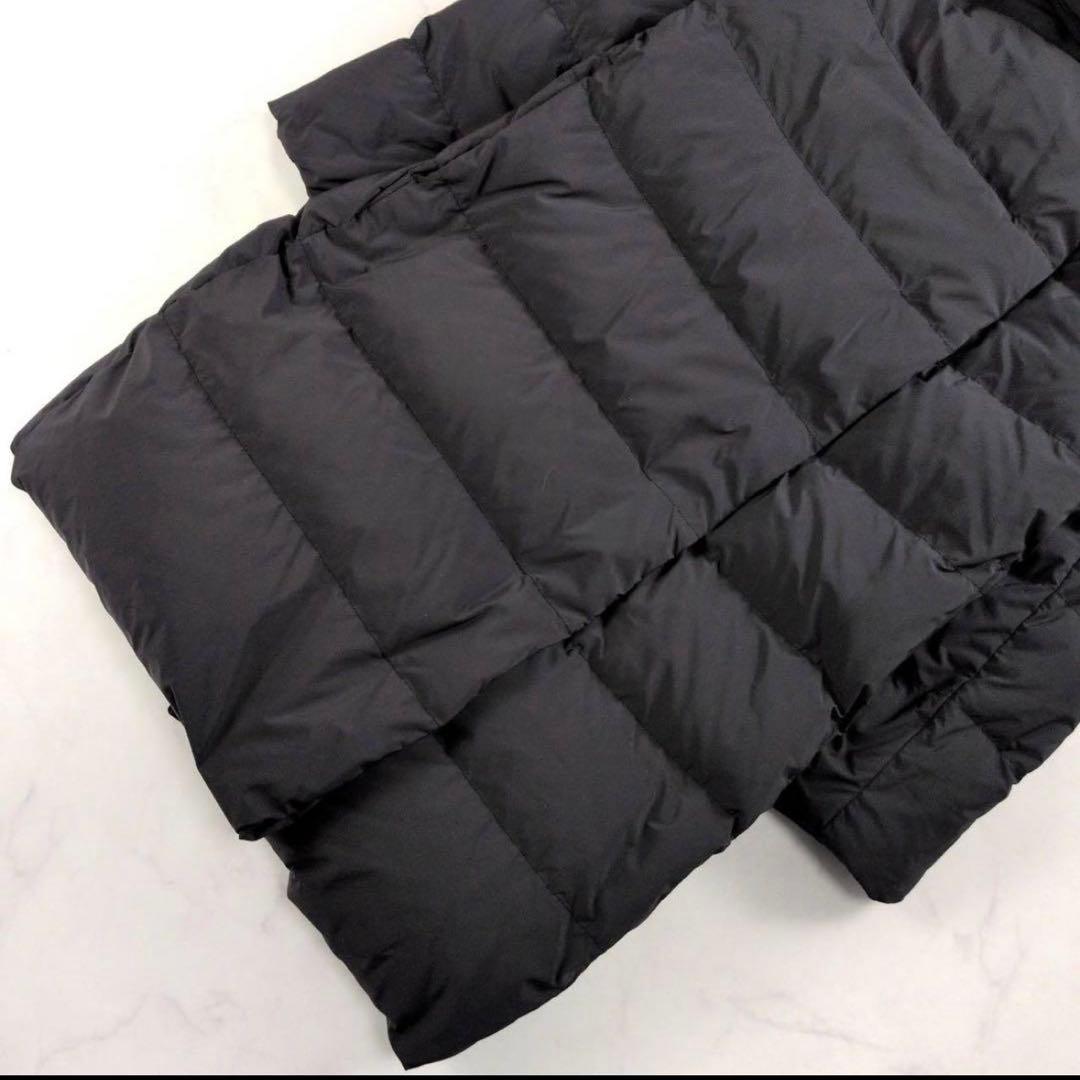 PLST ダウンジャケット 2way XXL ロング ダウンコート 黒Black