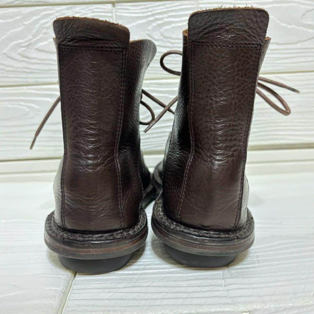【美品】trippen NOMAD レースアップブーツ ブラウン 37 ノマド