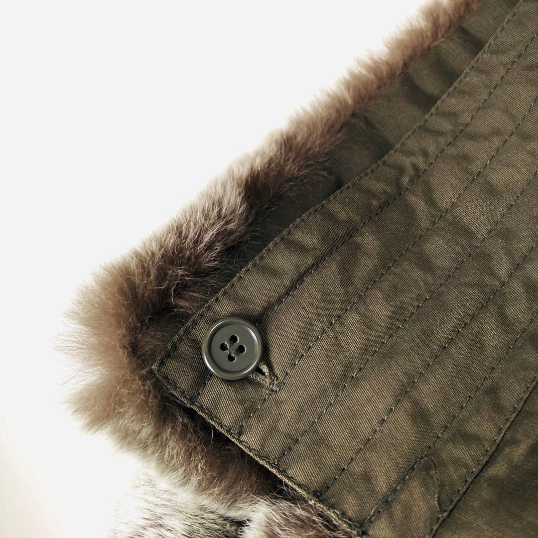 美品✨ウールリッチ ボウブリッジ ダウンコート ラビットファー　フーデット　S