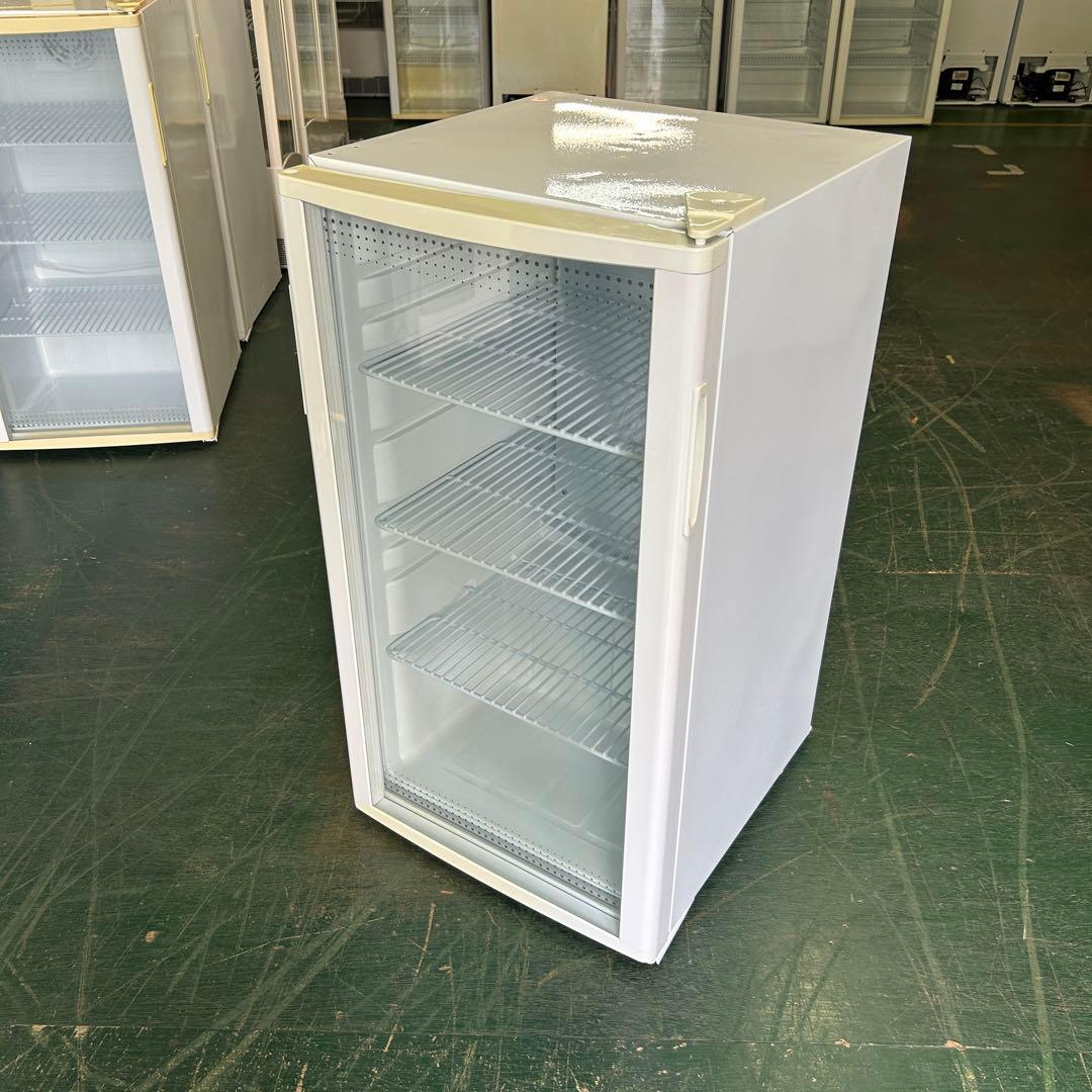 132業務用 冷蔵ショーケース オフィスコンビニ XW-105 左右開き 小型