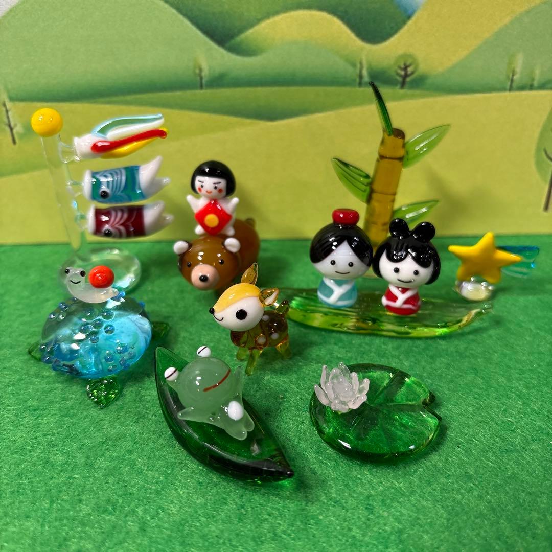 kirimiちゃん　ガラス細工　ミニチュア