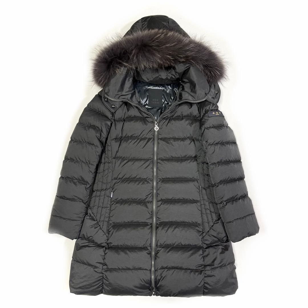 TATRAS タトラス サルマ ダウンコート フード ファー グレー L