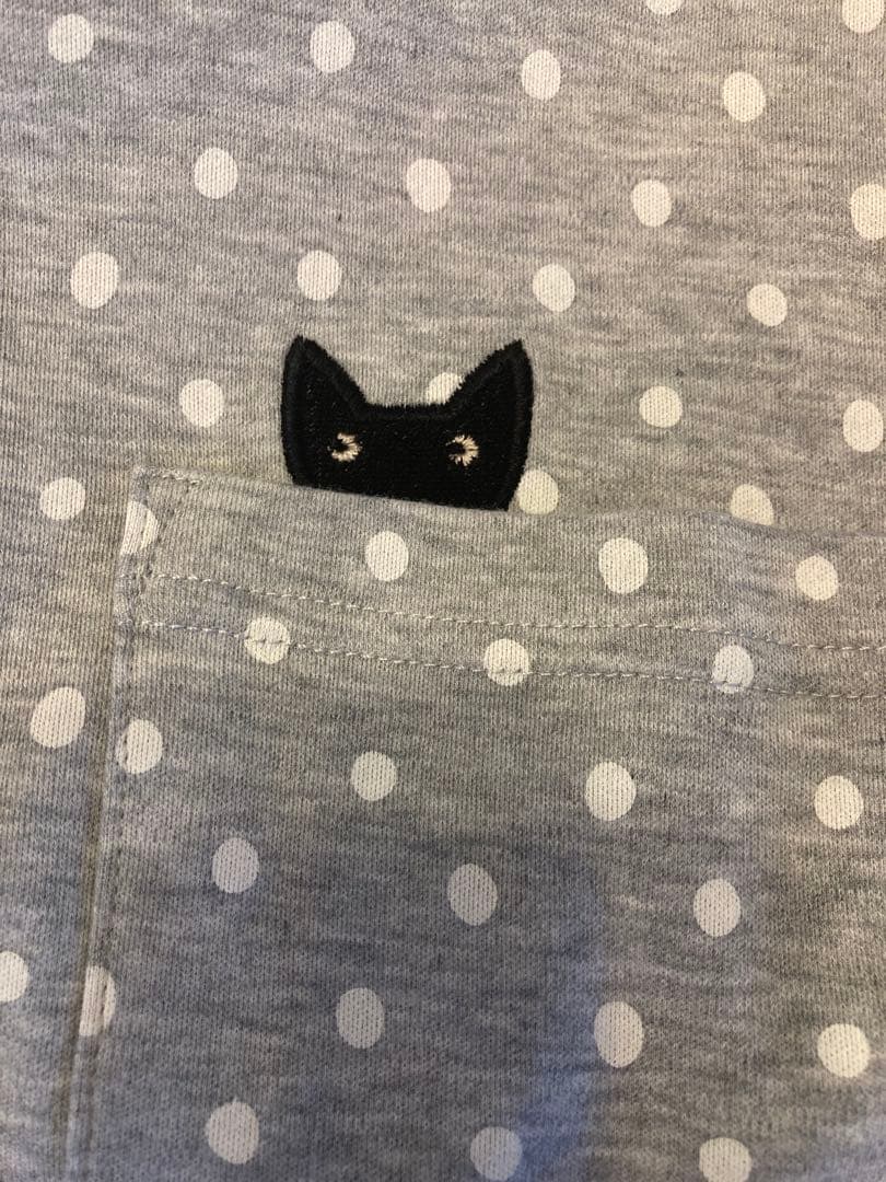 【新品タグ付き】マタノアツコ　パジャマ　グレー水玉　Ｍサイズ