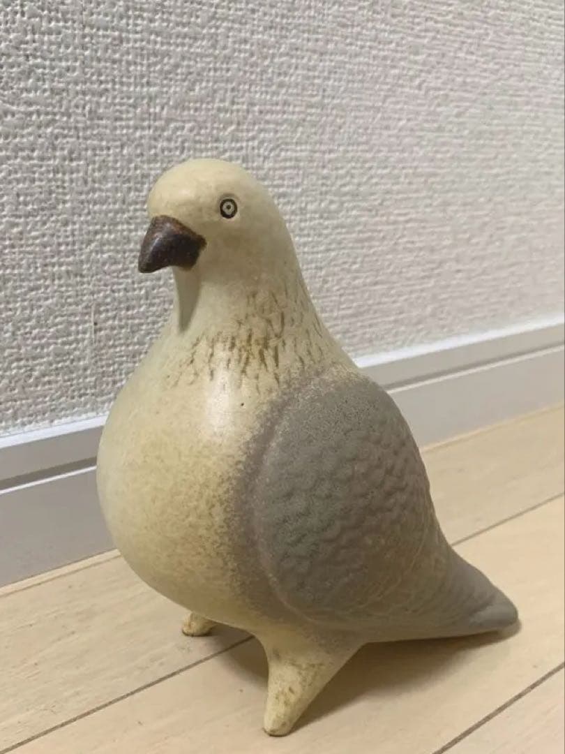 美品　Lisa Larson 鳩Pigeon☆リサラーソン