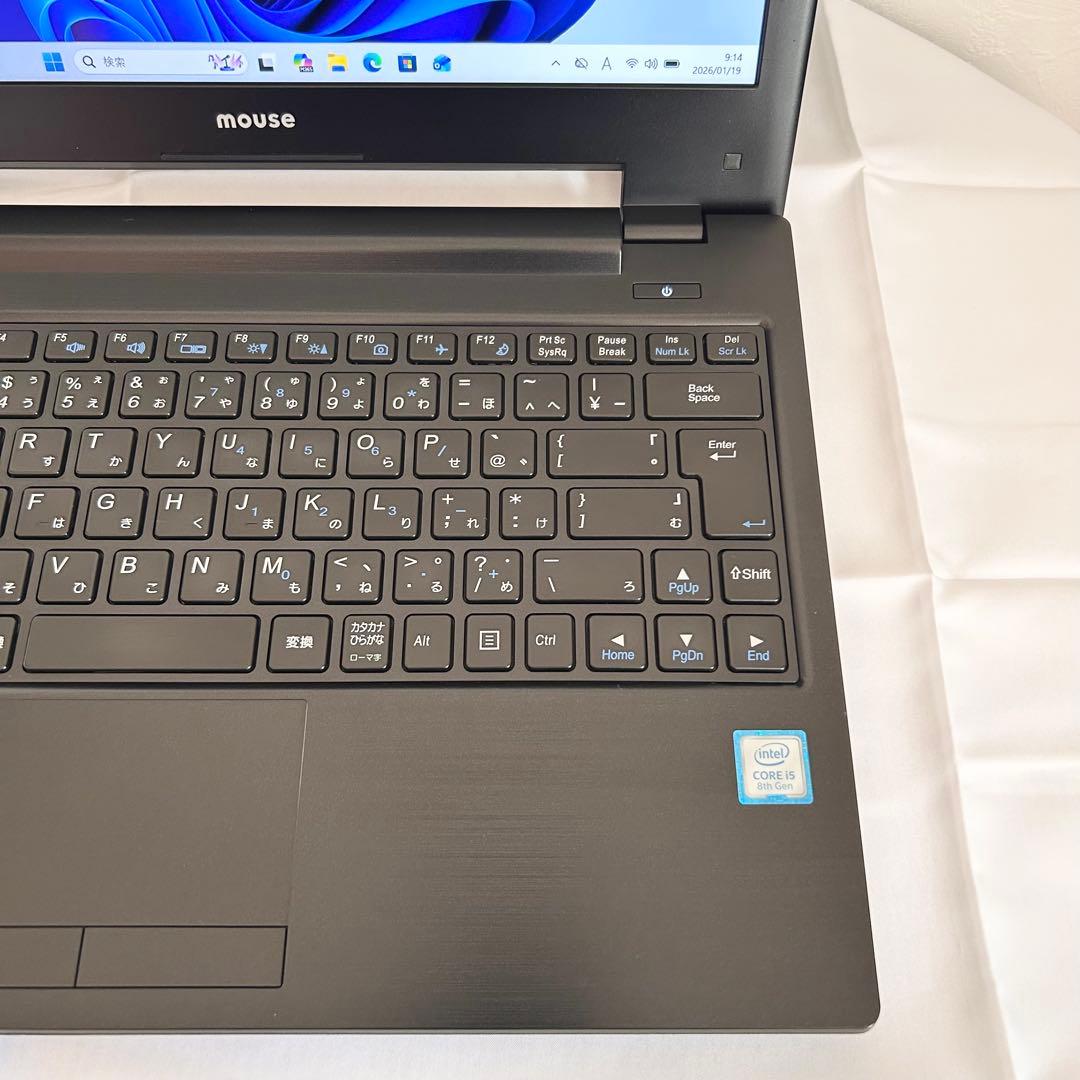 MOUSE ノートPC SSD256 Win11 Corei5 8世代 A51