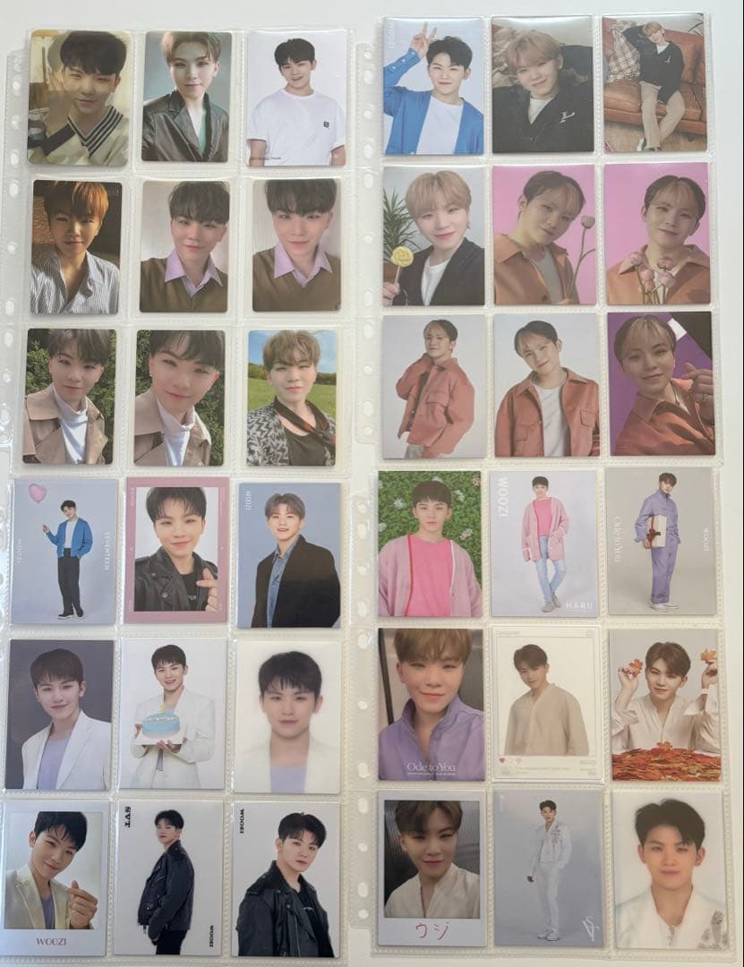 t*w様 SEVENTEEN WOOZI ウジ　トレカ　カード　大量　引退品