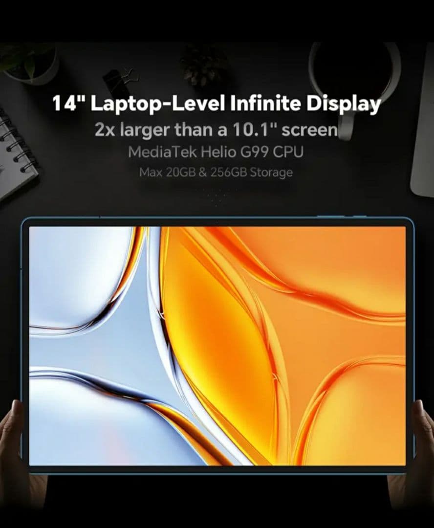 Teclast 14インチ Androidタブレット ケース付き