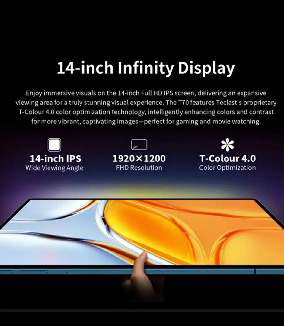 Teclast 14インチ Androidタブレット ケース付き