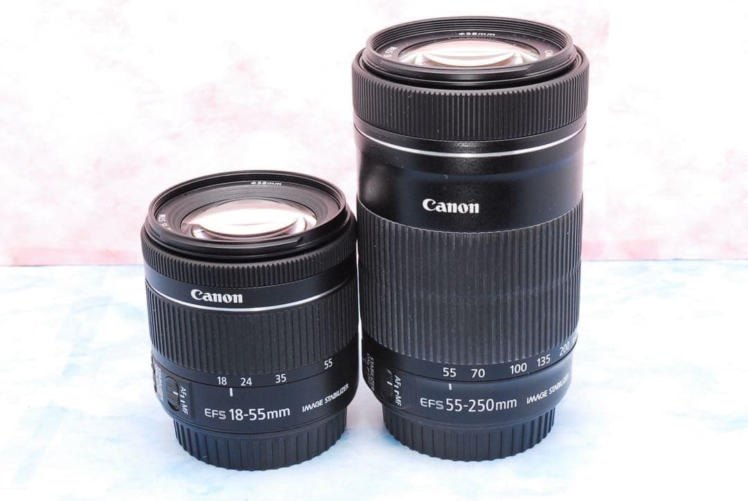 キャノン Kiss X10★一眼レフカメラ★スマホ転送OK★高性能Wレンズ