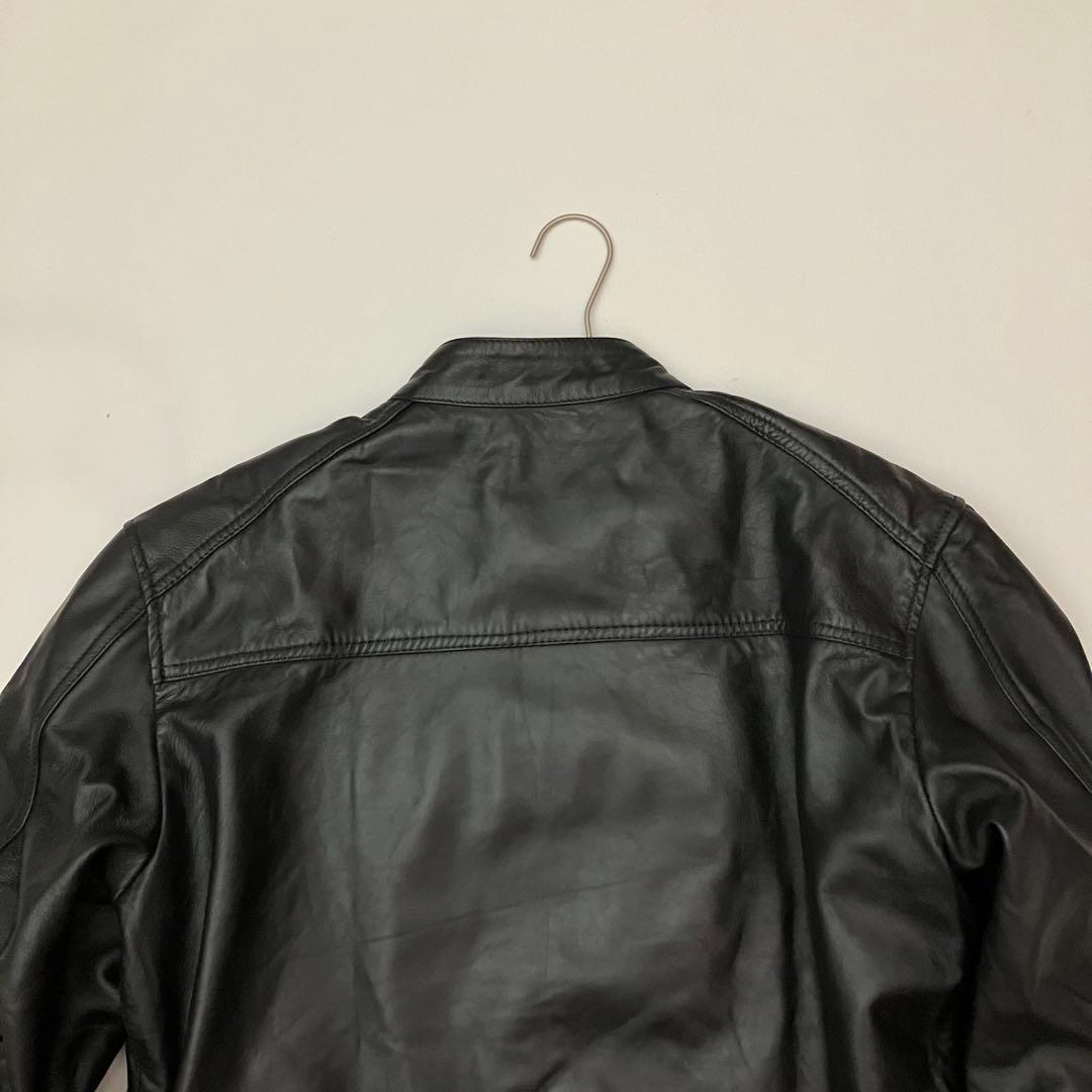 ✨未使用品　タグ付き✨ kaedear シングルライダース　ラムレザー　ブラック