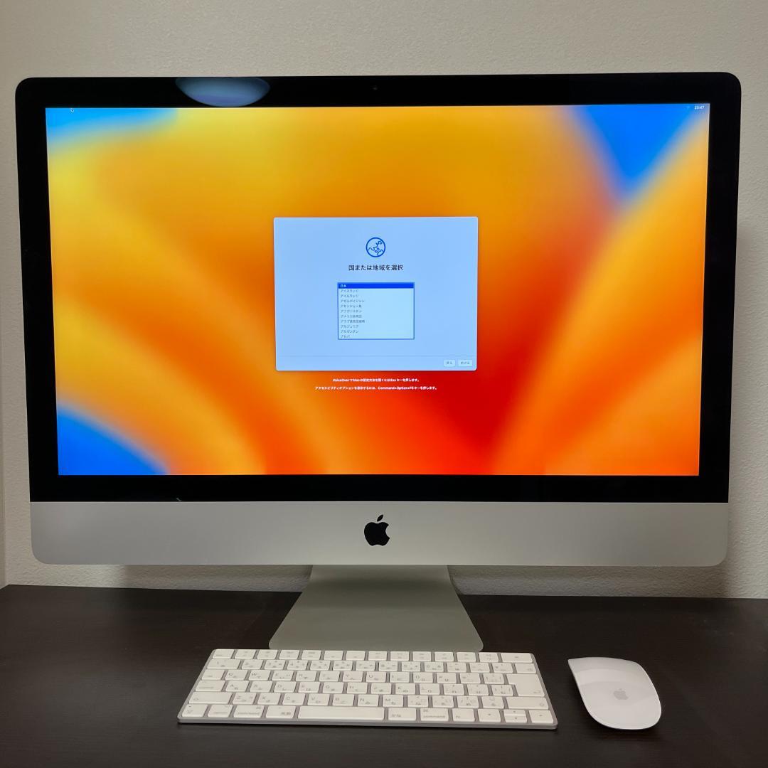 Apple iMac 5K 27-inch 本体 + キーボード + マウス