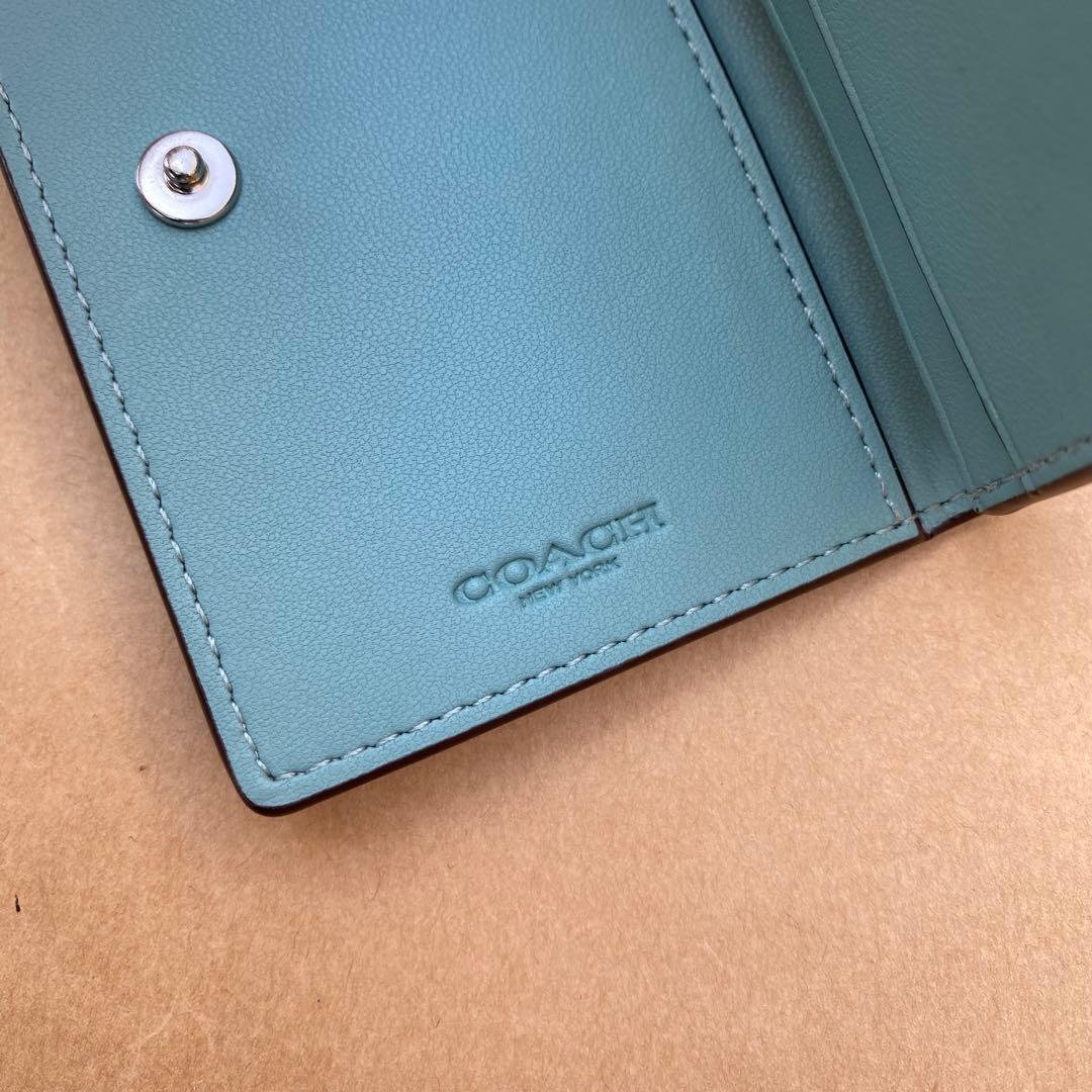 カードケース　定期入れ　名刺入れ　アクア