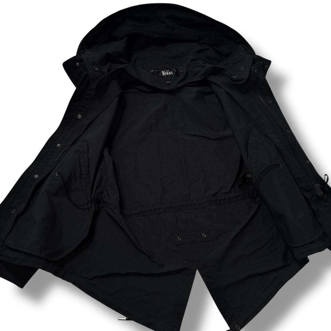 【極美品】THE RERACS　ザリラクス　モッズコート 黒　ブラック　L